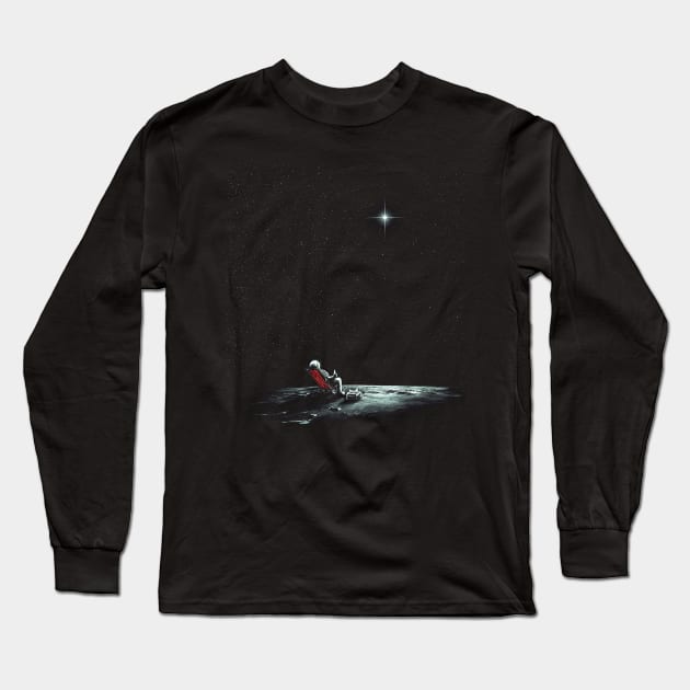 Space Chill Long Sleeve T-Shirt by nicebleed